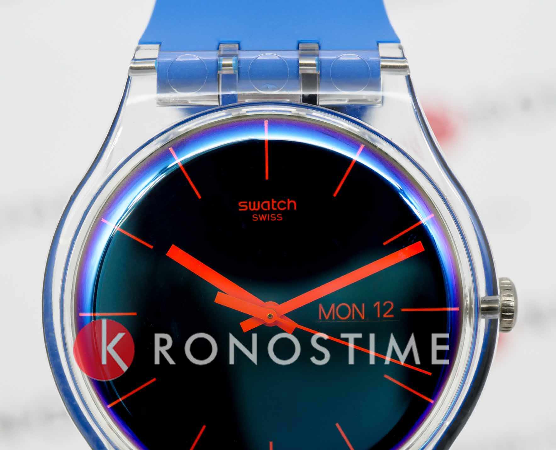 Swatch Swatch New Gent Biosourced SO29K702, gent швейцария мужские часы на браслете силикон боковой вид