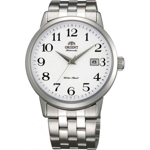 Orient Orient ER2700DW (FER2700DW)  FER2700DW механические мужские часы белый циферблат, браслет  — вид спереди