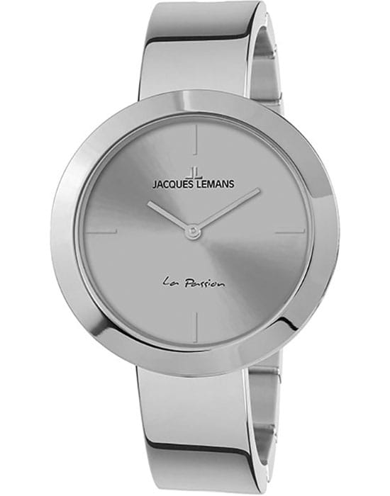 Jacques Lemans Jacques Lemans La Passion 1-2031i  1-2031i кварцевые женские часы серебристый циферблат, браслет нержавеющая сталь — вид спереди