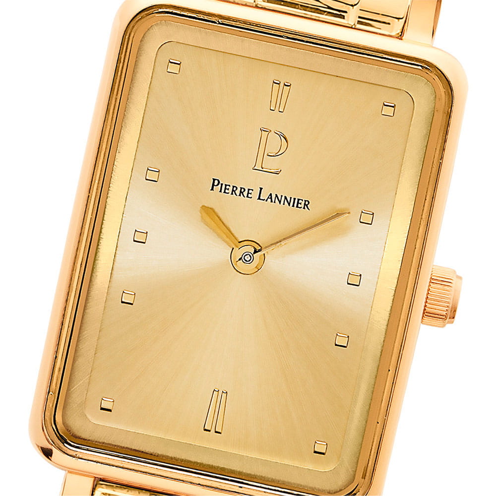 Pierre Lannier Pierre Lannier Ariane 052J542,  франция женские часы на браслете нержавеющая сталь с ip-покрытием боковой вид