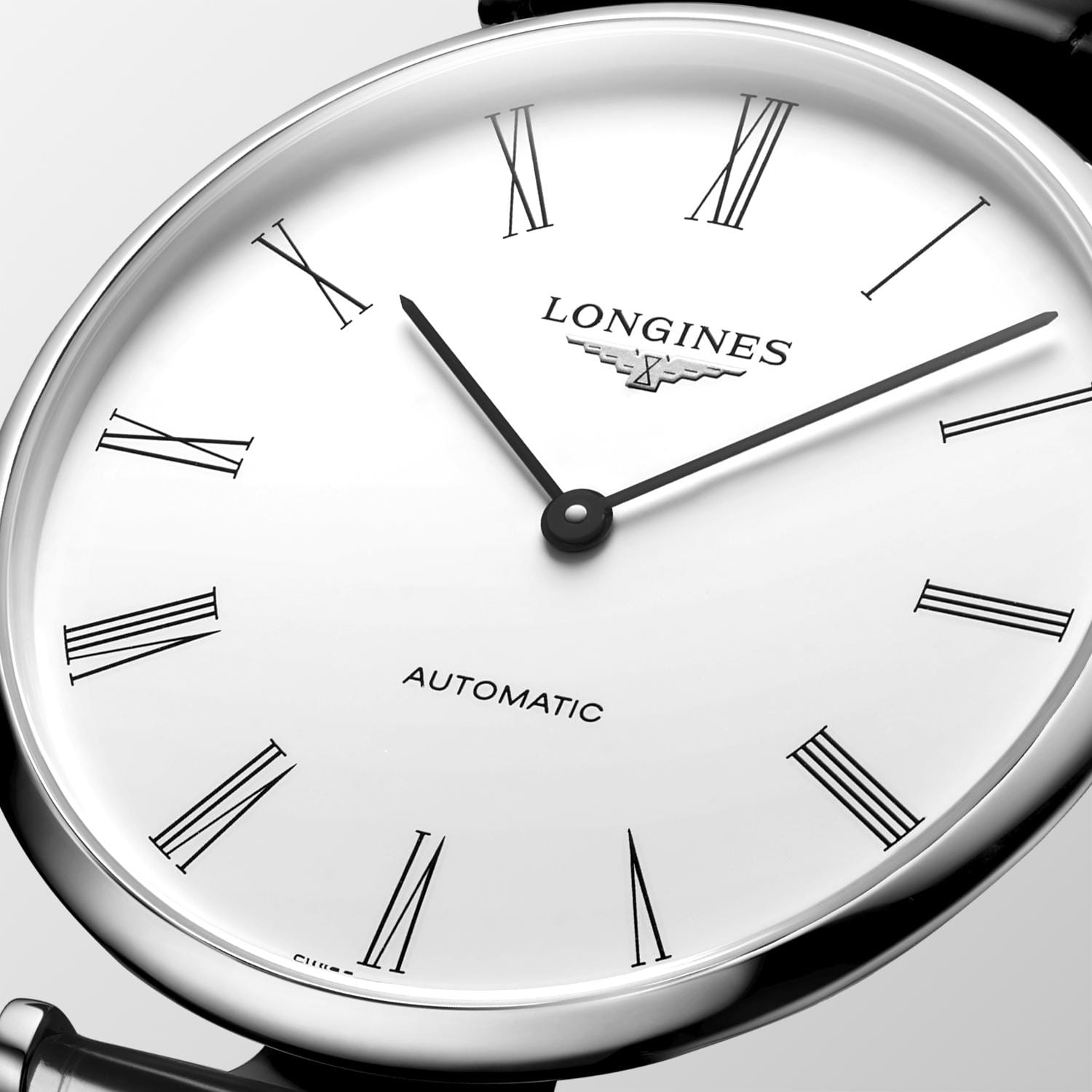 Longines Longines La Grande Classique  L4.918.4.11.2 мужские часы белый циферблат на запястье