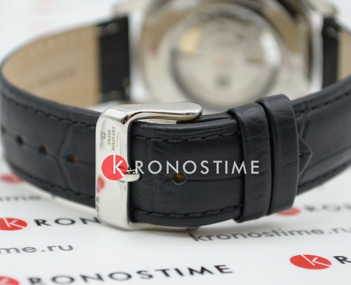 Swiss Military by Chrono Swiss Military by Chrono SMA34085.33  - задняя крышка металл сталь корпуса, швейцария часы