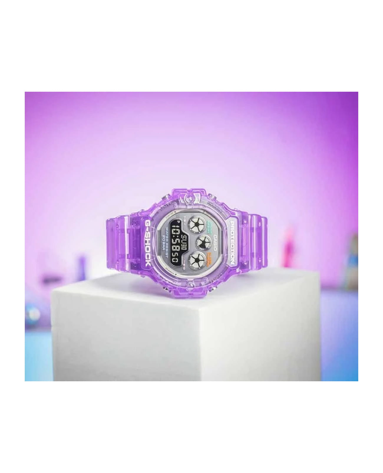 Casio DW-5900JT-6 мужские часы застежка крупным планом