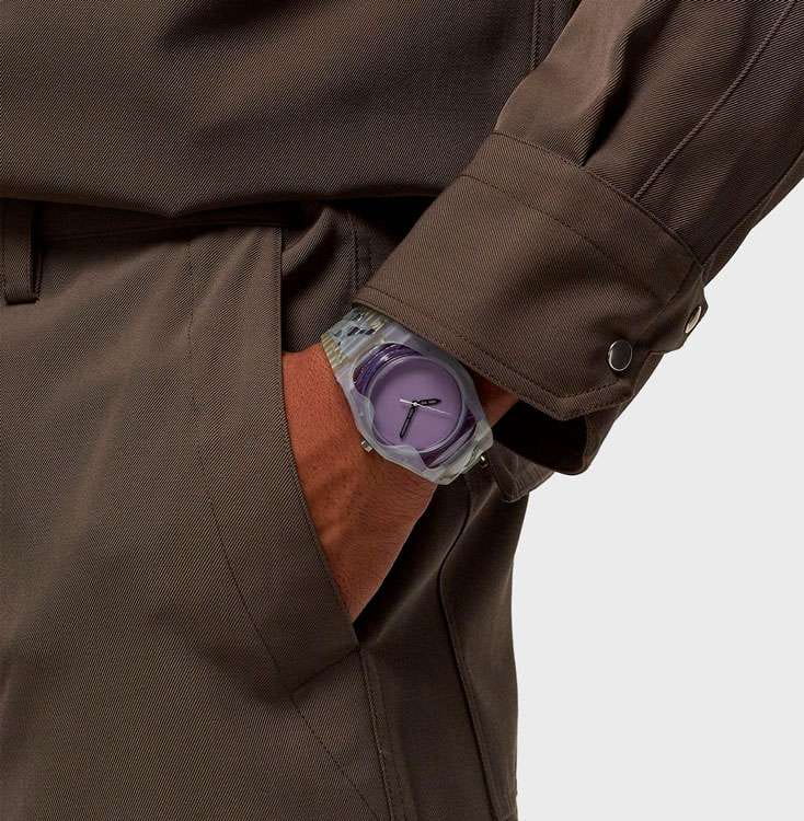 D1 Milano D1 Milano MAD Paris x D1 MDRJ03 кварцевые мужские часы часы крупный план  циферблата