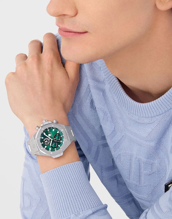 Оригинальные часы Philipp Plein Philipp Plein Plein Chrono Royal PWLFA0425 кварцевые калибр механизма seiko tmi общий вид