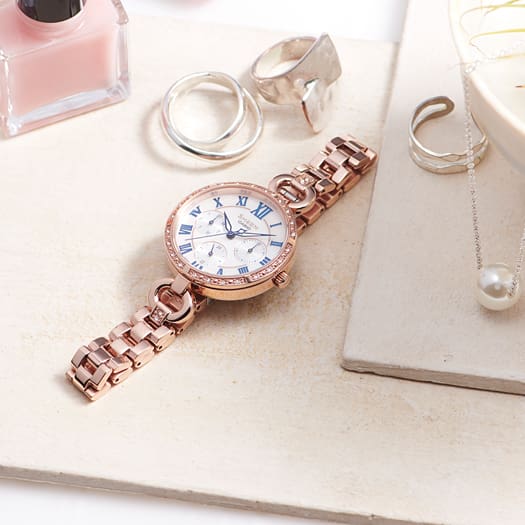 Casio Casio Sheen SHE-3067PG-7A женские часы белый циферблат на запястье