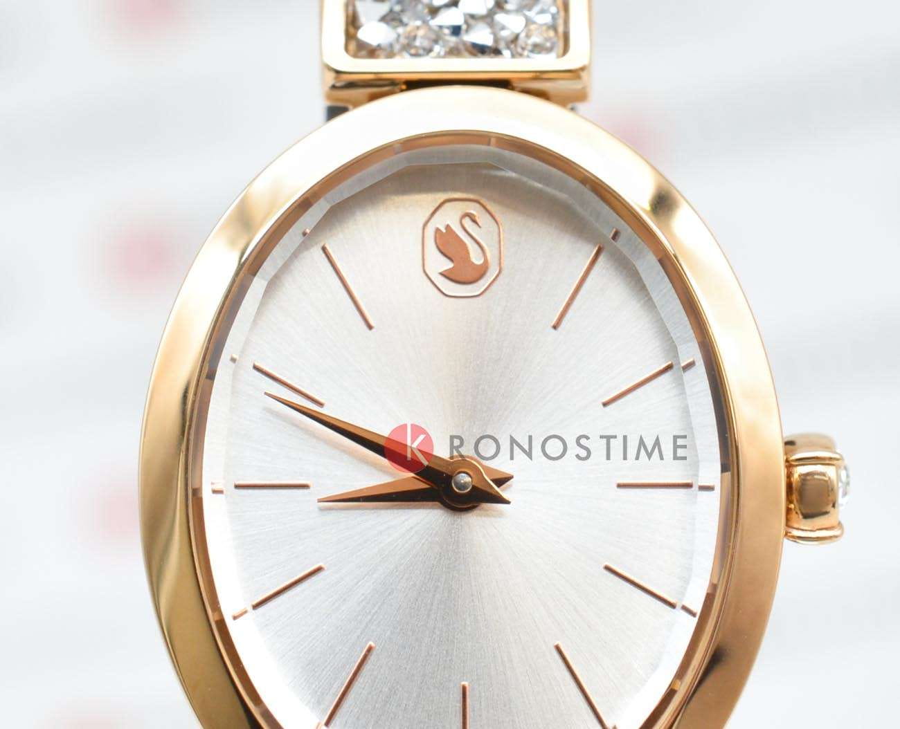Swarovski Swarovski Crystal Rock Oval 5656851,  швейцария женские часы на браслете нержавеющая сталь с pvd-покрытием боковой вид