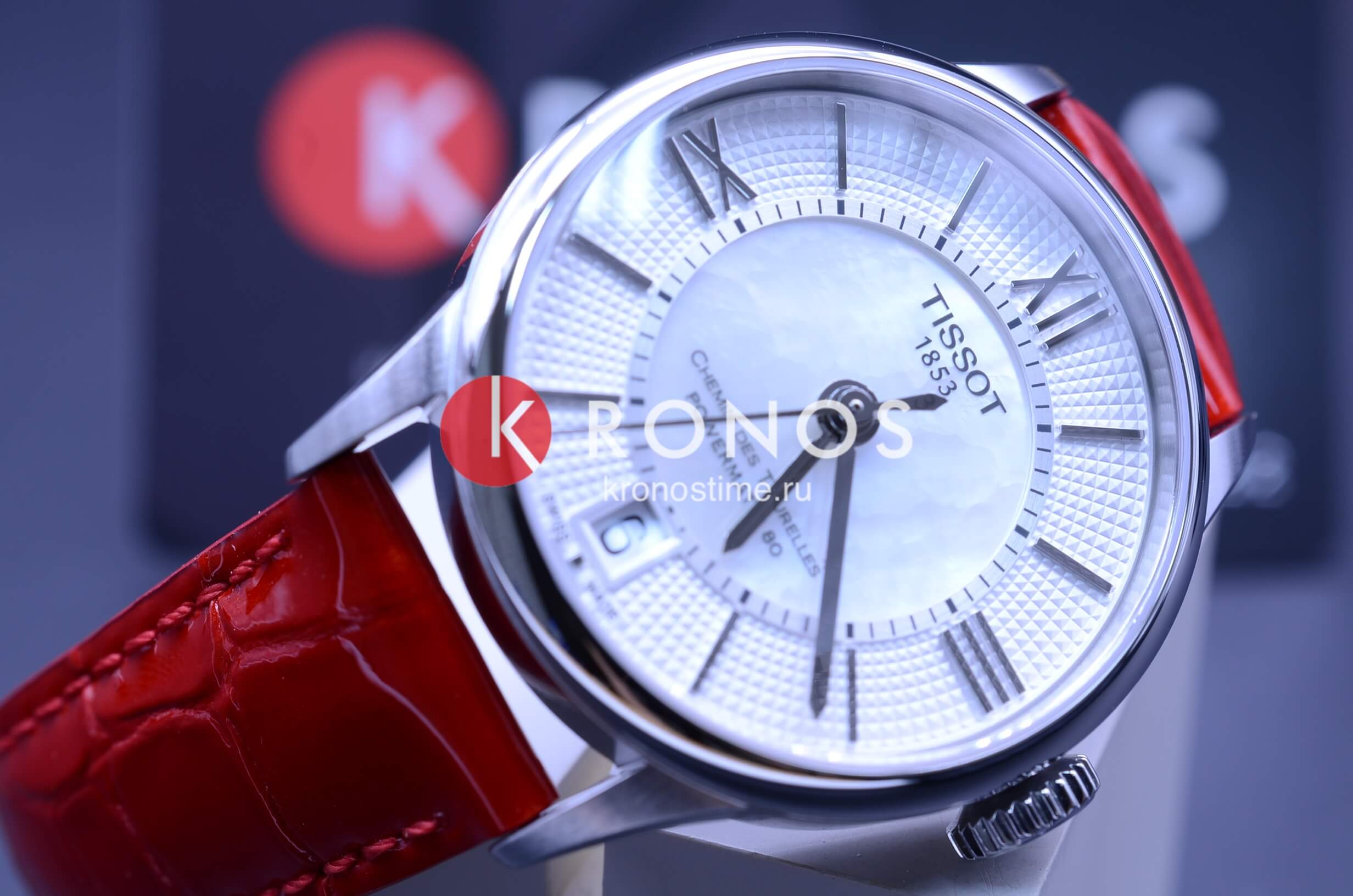 Tissot Tissot Chemin des Tourelles Powermatic 80 Lady T099.207.16.118.00 женские часы белый циферблат на запястье