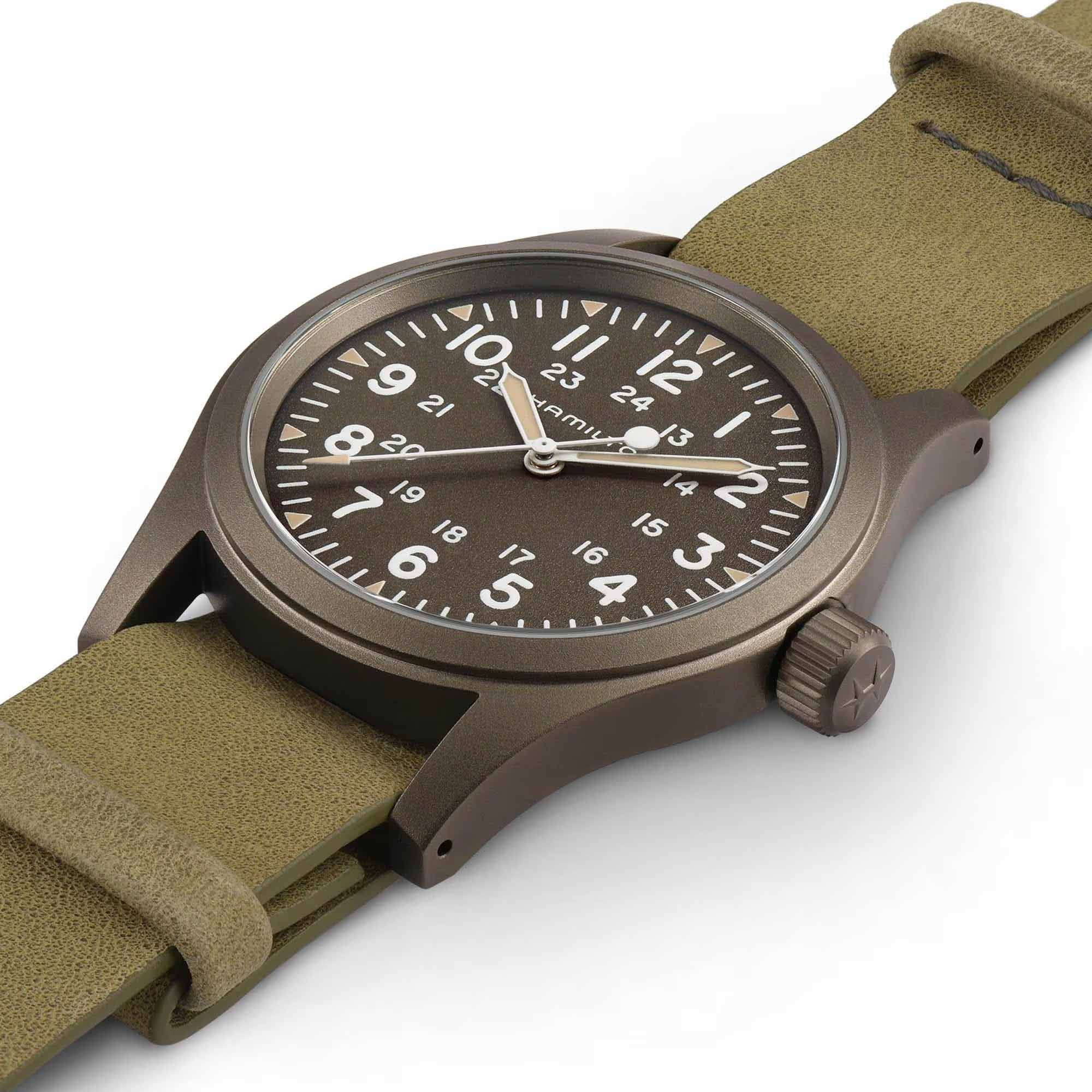 Оригинальные часы Hamilton Hamilton Khaki Field Mechanical H69449861 механические калибр механизма h-50 общий вид