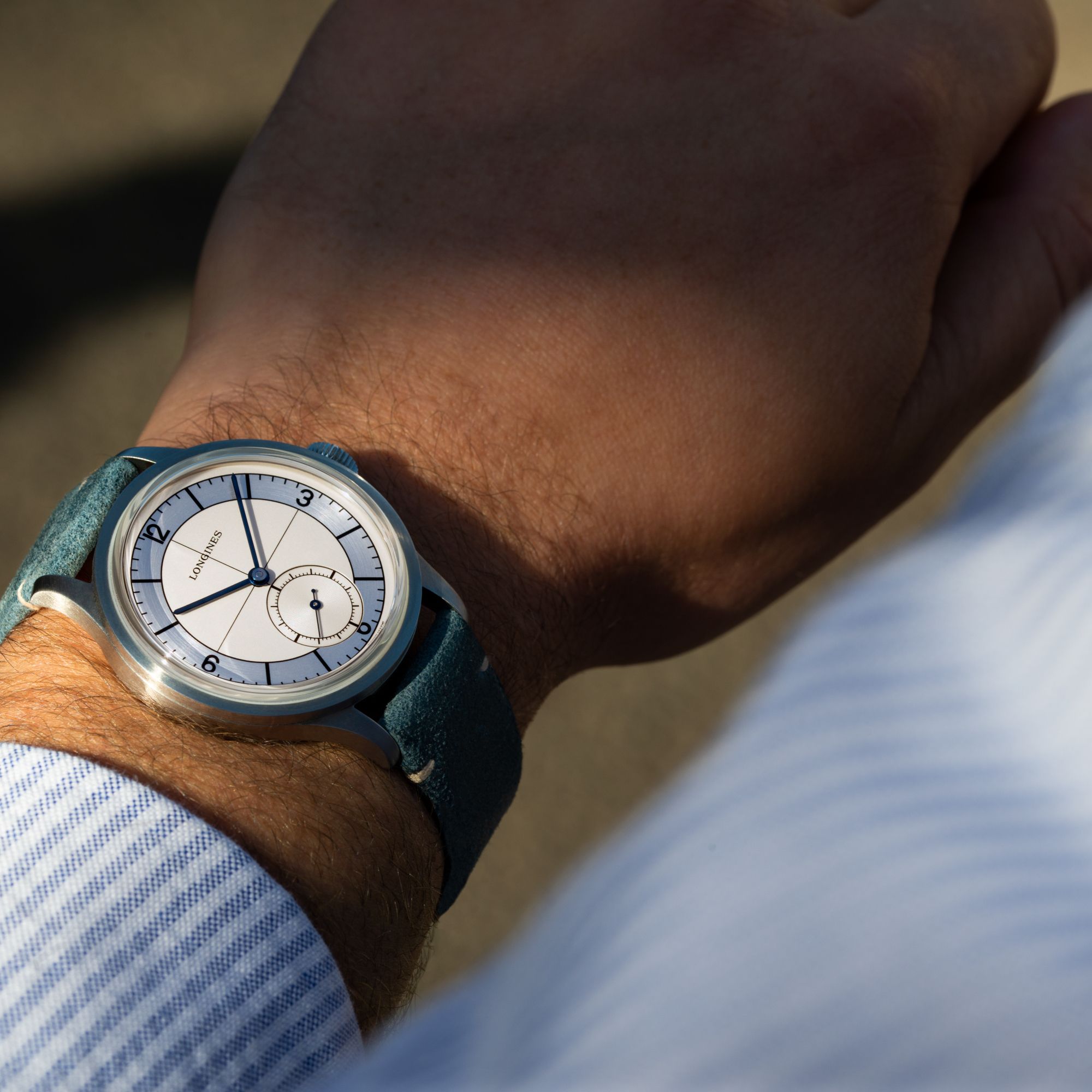 Longines Longines Heritage Classic L2.828.4.73.2  - задняя крышка металл сталь корпуса, швейцария часы