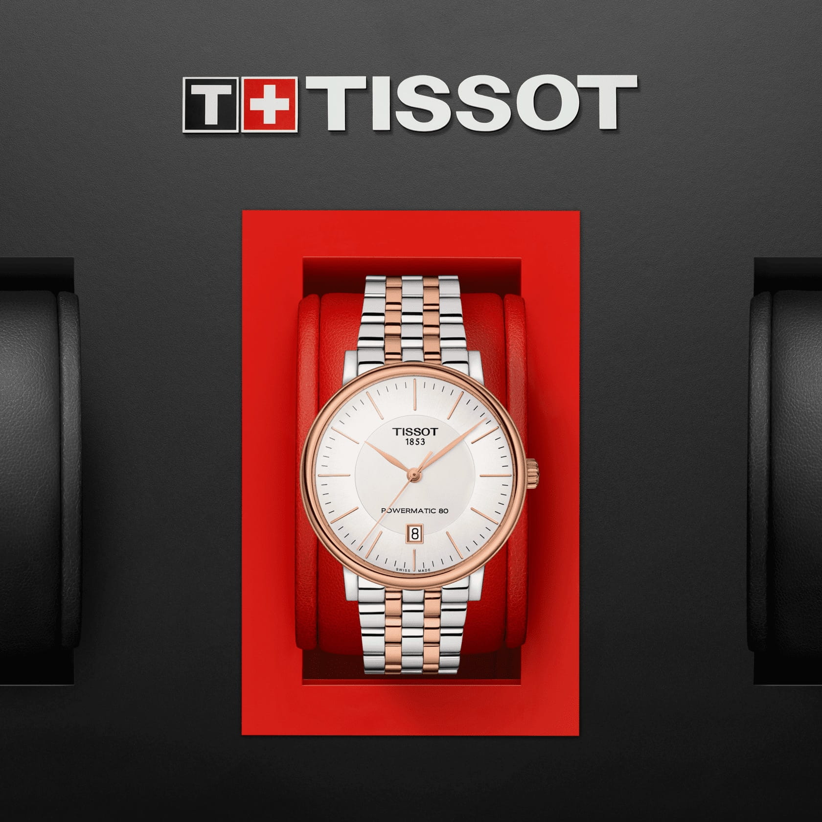 Оригинальные часы Tissot Tissot Carson Powermatic 80 T122.407.22.031.01 механические калибр механизма powermatic 80.111 общий вид