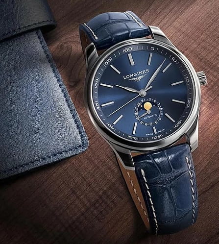 Оригинальные часы Longines Longines Master Collection L2.919.4.92.2 механические калибр механизма l899 общий вид