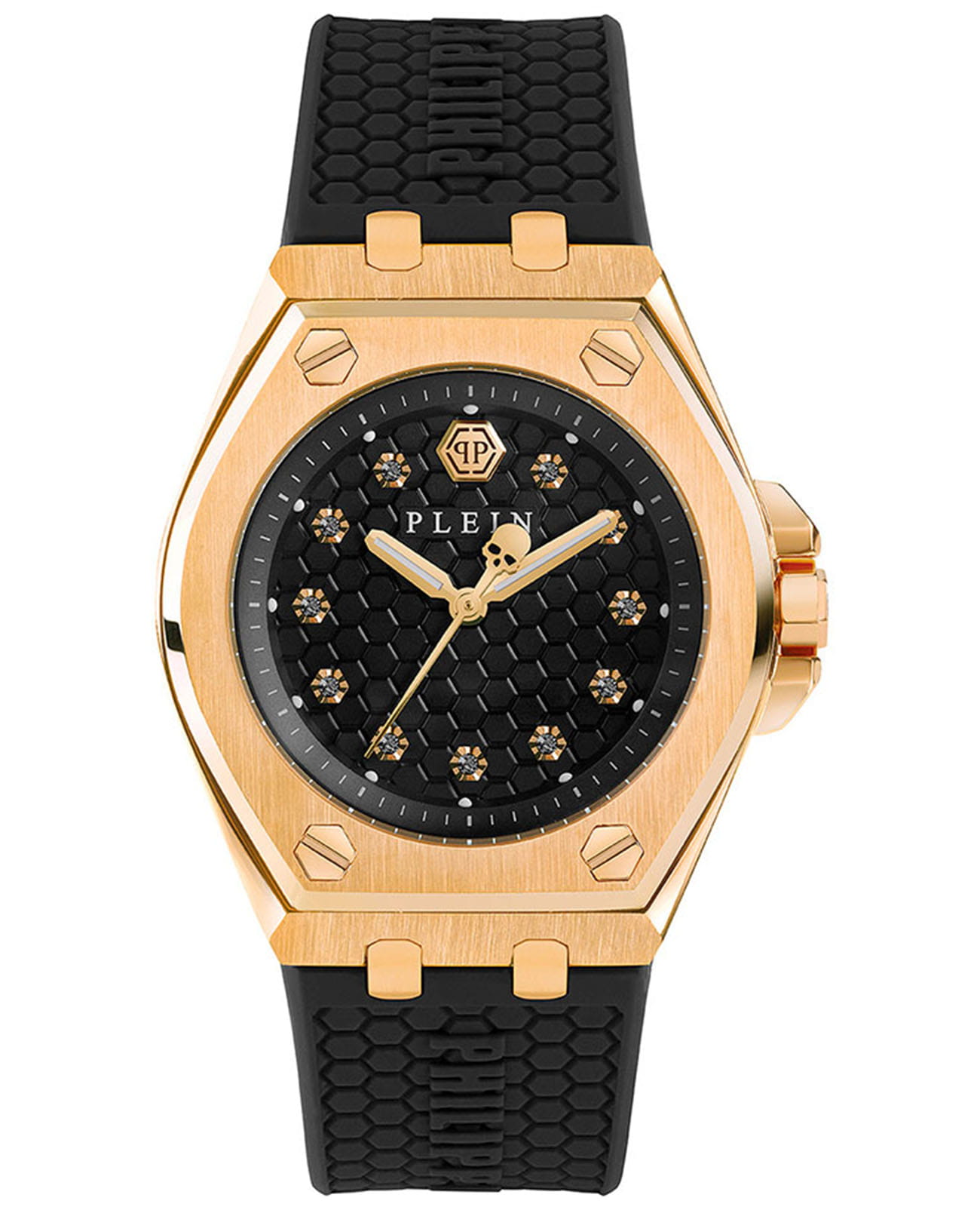 Philipp Plein Philipp Plein Extreme Lady PWJAA0322  PWJAA0322 кварцевые женские часы черный циферблат, браслет силикон — вид спереди