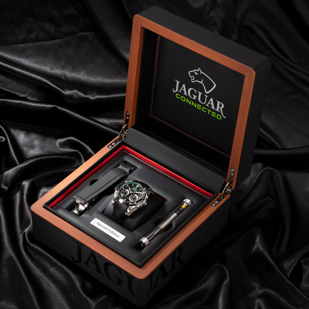 Jaguar Jaguar Connected J959/2 мужские часы зеленый циферблат на запястье