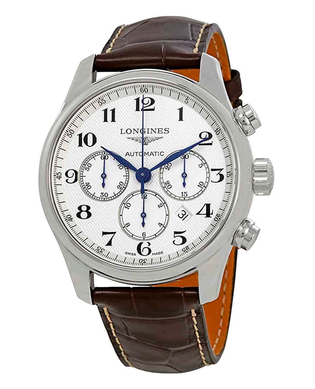 Longines L28594783 мужские часы застежка крупным планом