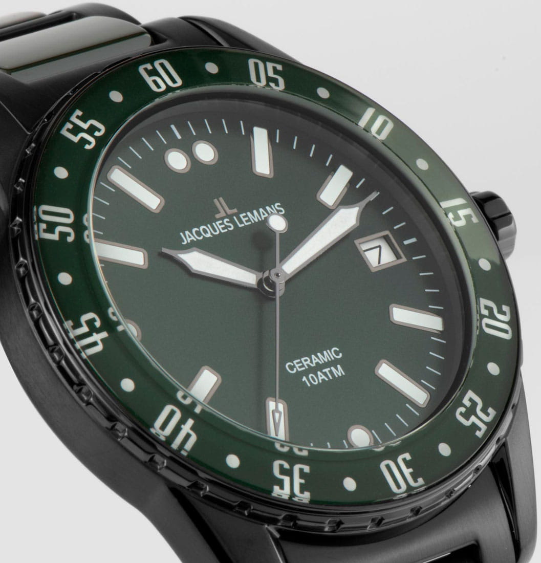 Оригинальные часы Jacques Lemans Jacques Lemans High Tech Ceramic 42-10F кварцевые калибр механизма  общий вид