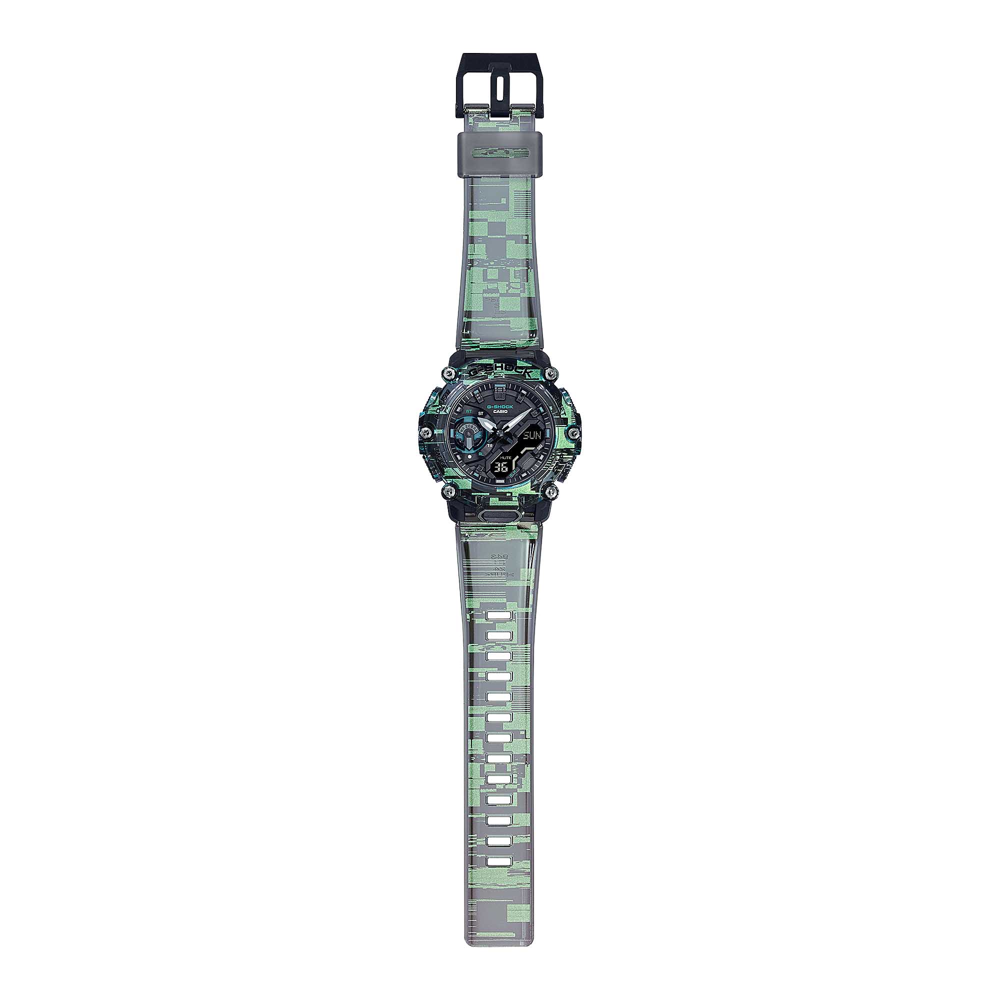 Casio Casio G-Shock GA-2200NN-1A мужские часы черный циферблат на запястье