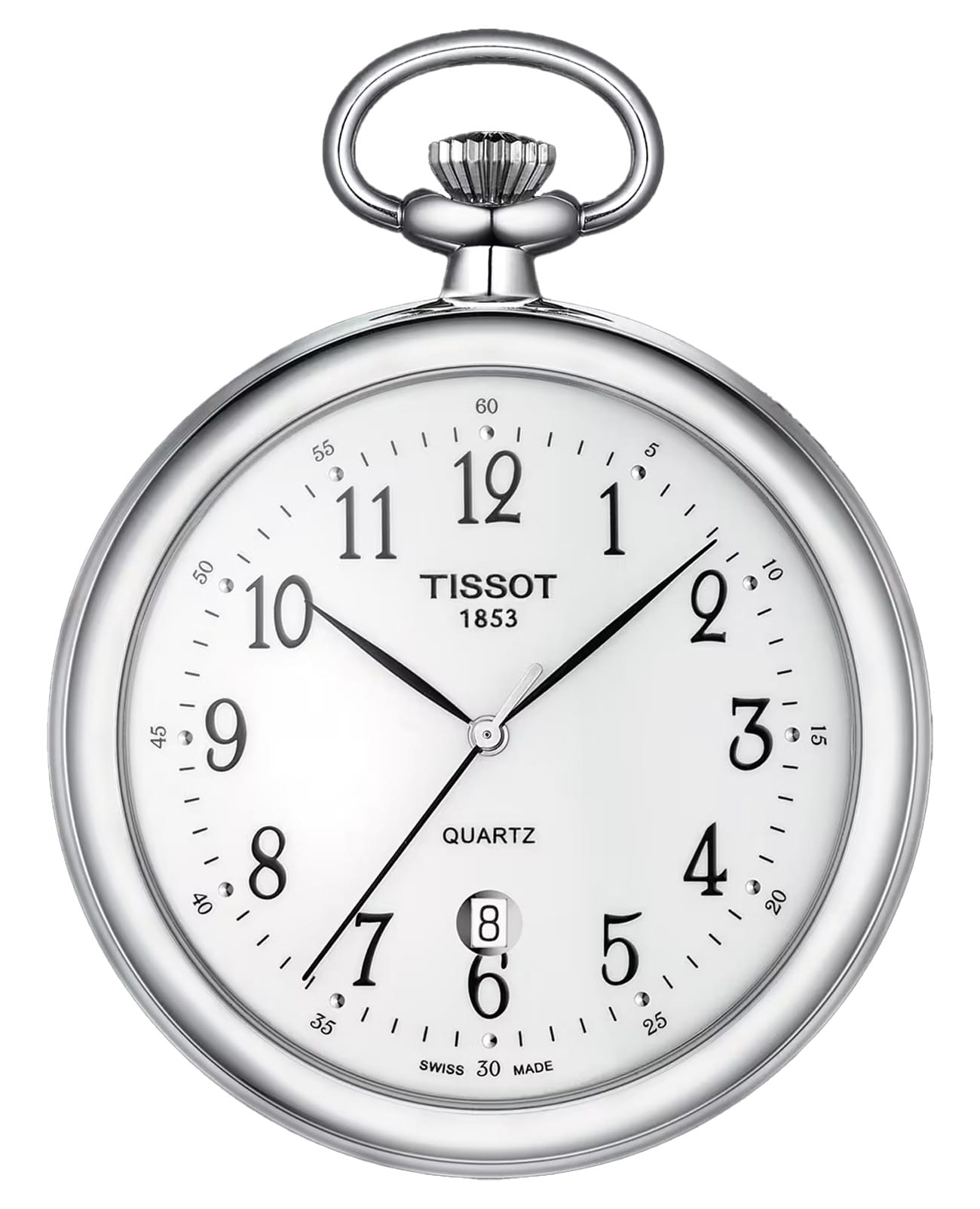 Tissot Tissot Lepine T82.6.550.12  T82655012 кварцевые мужские часы белый циферблат, браслет не выбрано — вид спереди