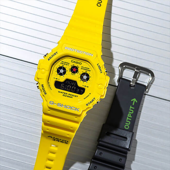 Casio Casio G-Shock DW-5900RS-9 япония наручные мужские часы заводная головка с логотипом Casio