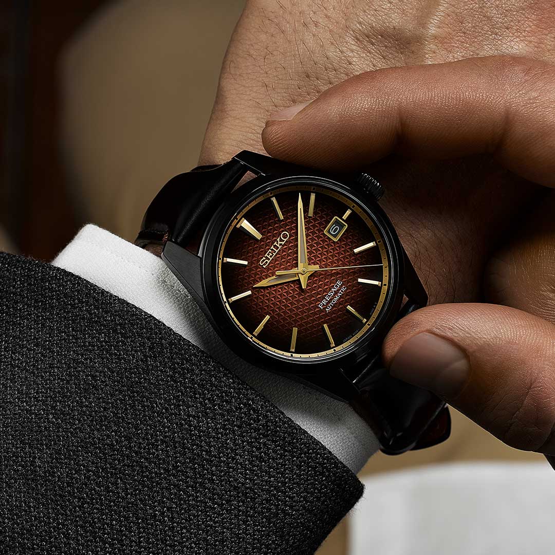 Seiko Seiko Presage Sharp Edged Series SPB331 Sharp Edged, наручные мужские часы фото под углом