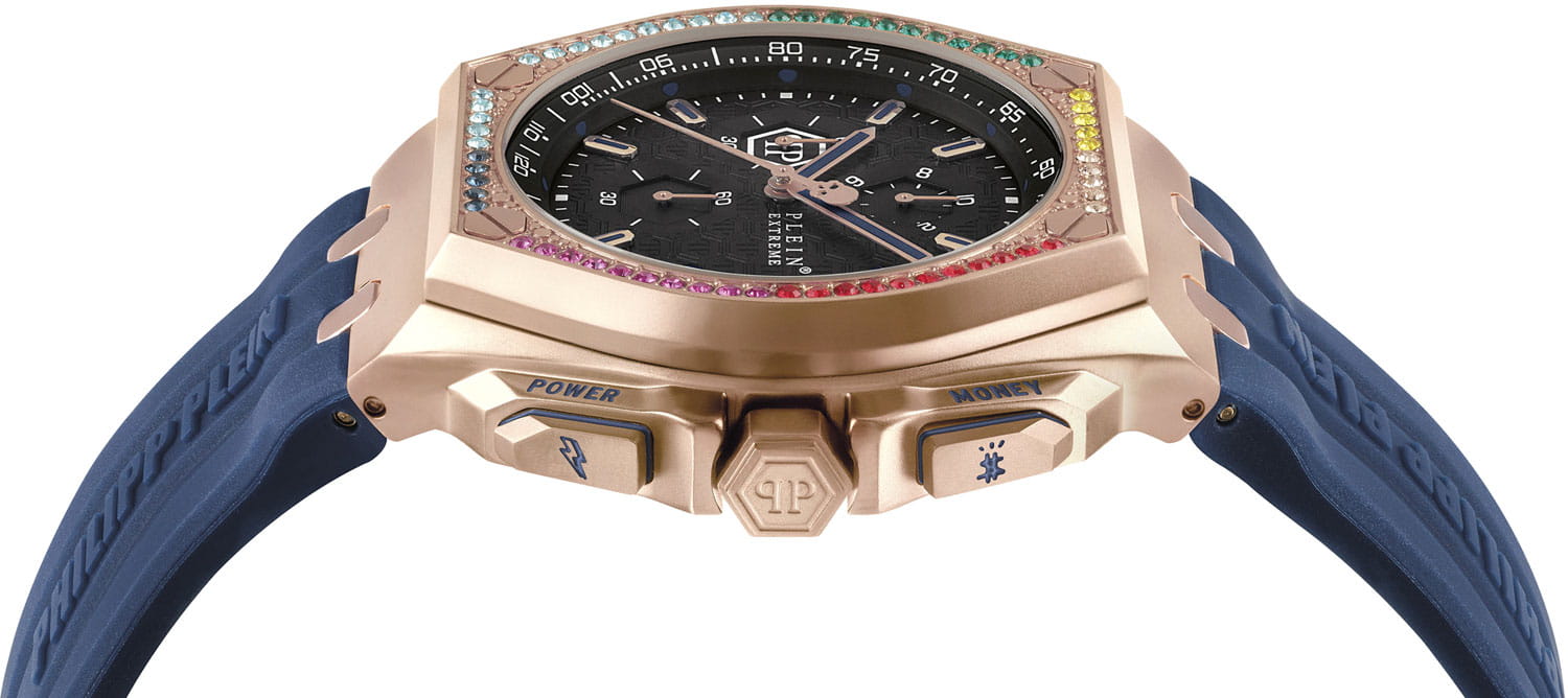 Philipp Plein Philipp Plein Extreme PWGAA0321,  германия мужские часы на браслете силикон боковой вид
