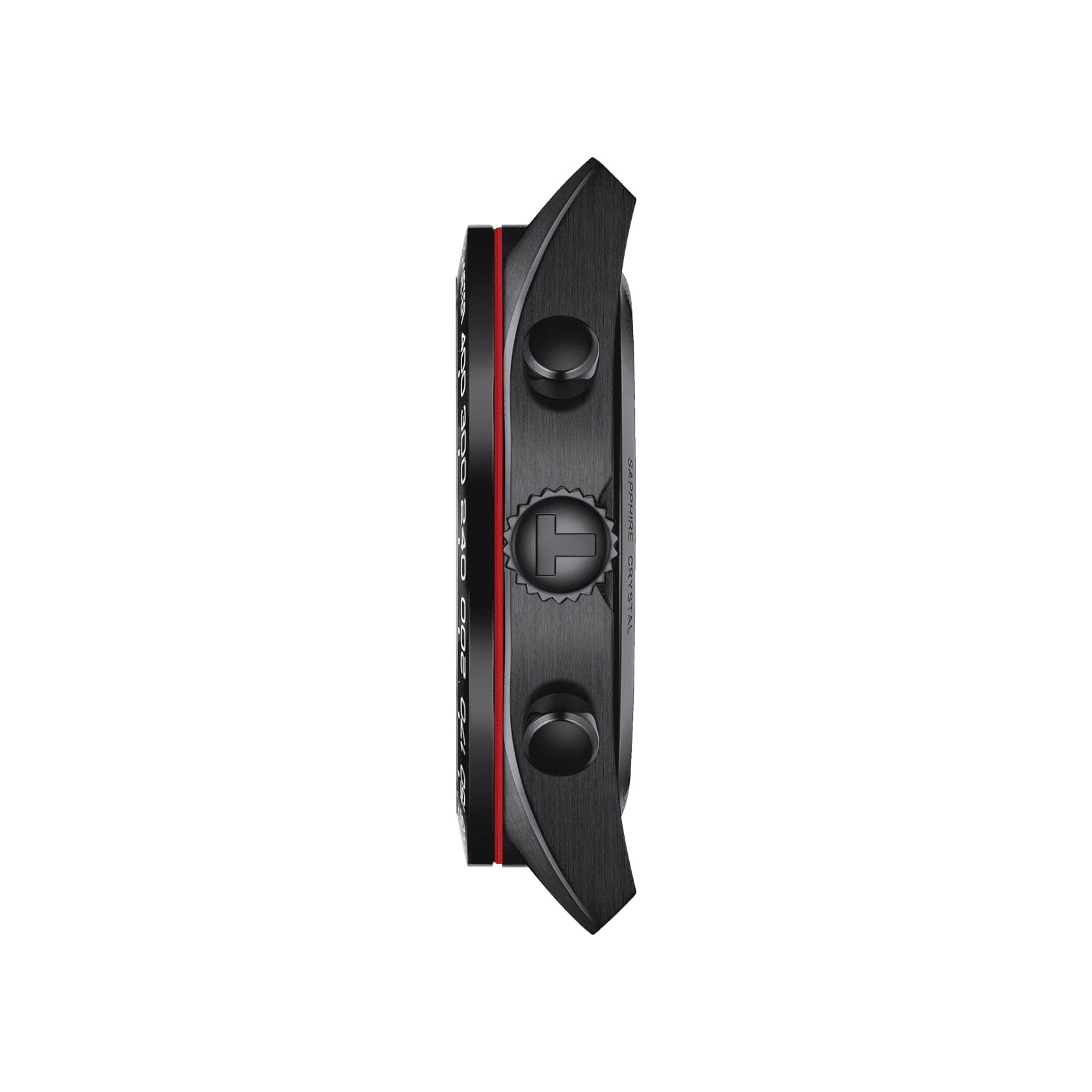 Tissot Tissot PRS 516 Chronograph T131.617.36.052.00, t-sport швейцария мужские часы на браслете кожаный боковой вид