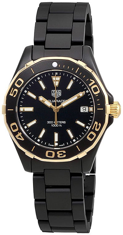 TAG Heuer TAG Heuer Aquaracer WAY1321.BH0743, aquaracer швейцария женские часы на браслете керамика боковой вид