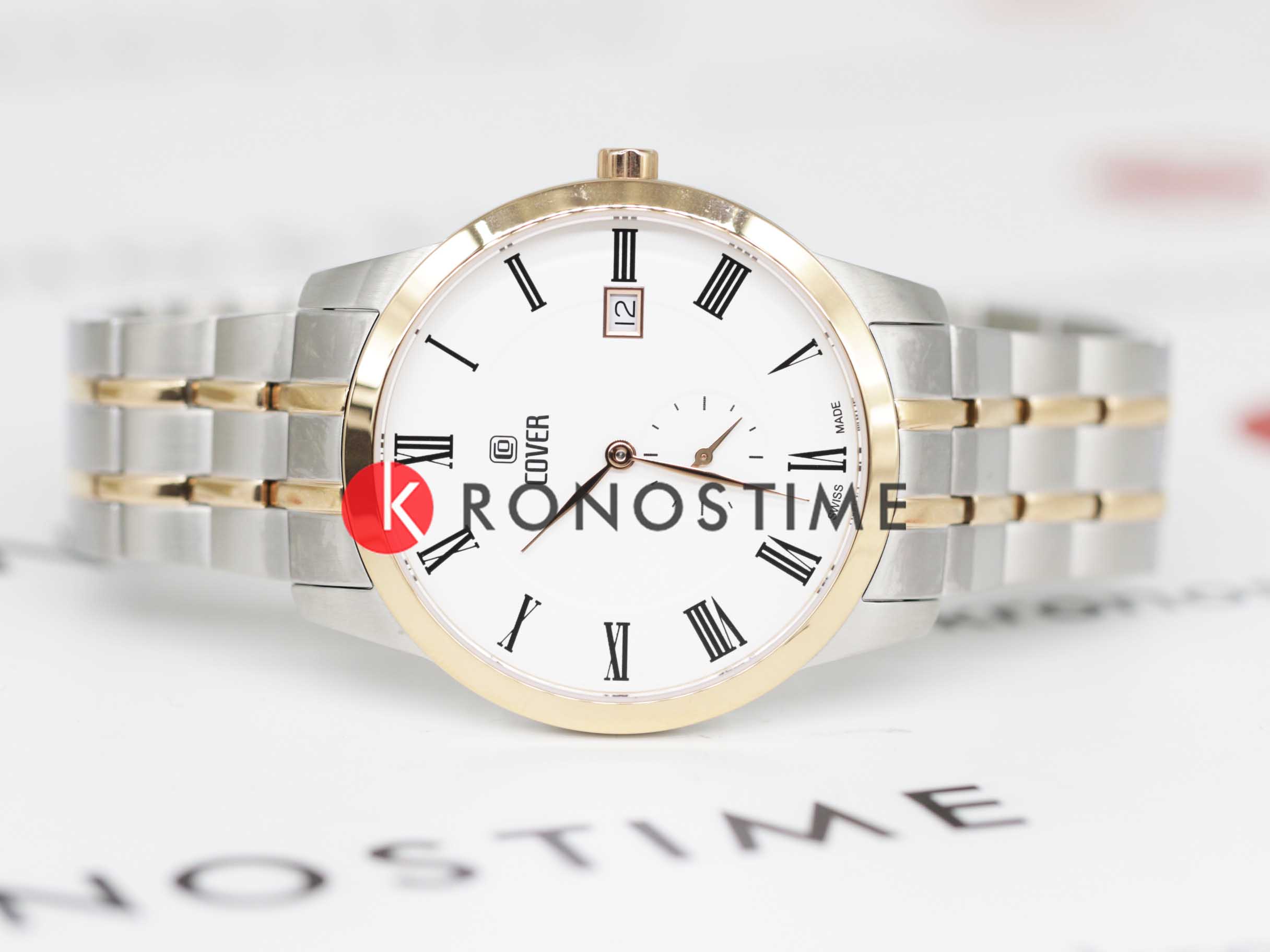 Cover Cover Nobila CO194.08,  швейцария мужские часы на браслете нержавеющая сталь с pvd-покрытием боковой вид