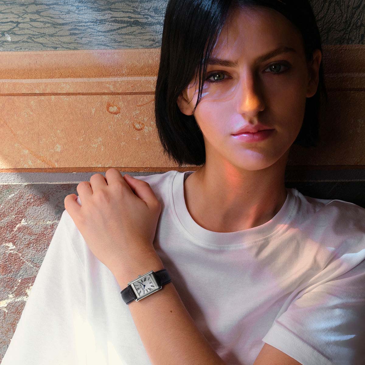 Оригинальные часы Maurice Lacroix Maurice Lacroix Fiaba Square FA1205-SS001-110-2 кварцевые калибр механизма  общий вид