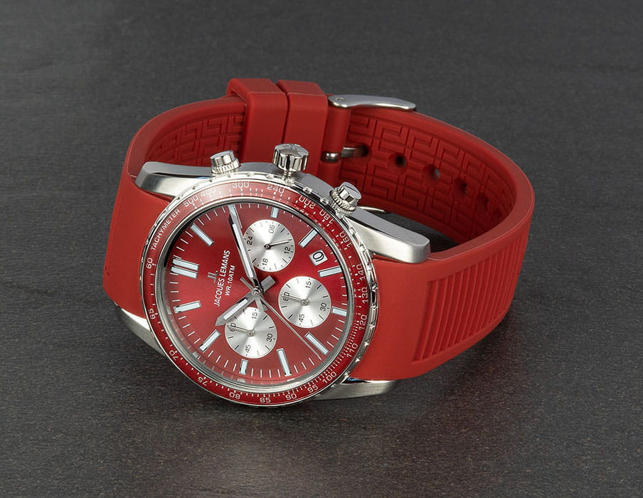 Jacques Lemans Jacques Lemans Liverpool 1-2059E, liverpool австрия мужские часы на браслете силикон боковой вид
