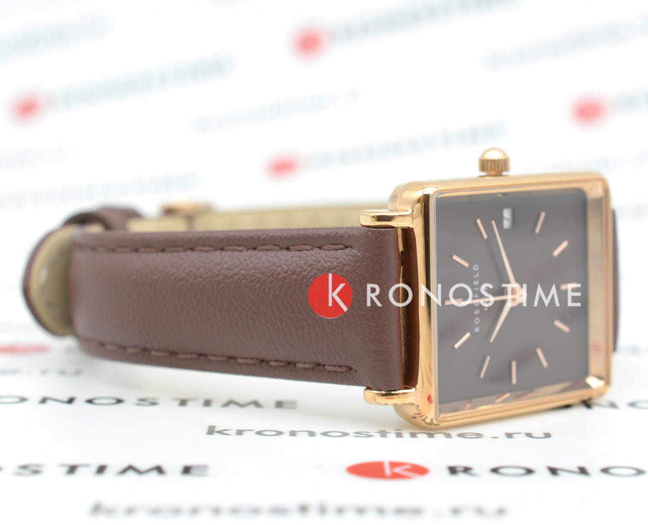Rosefield Rosefield Boxy XS QBBLR-Q56,  сша женские часы на браслете кожаный боковой вид