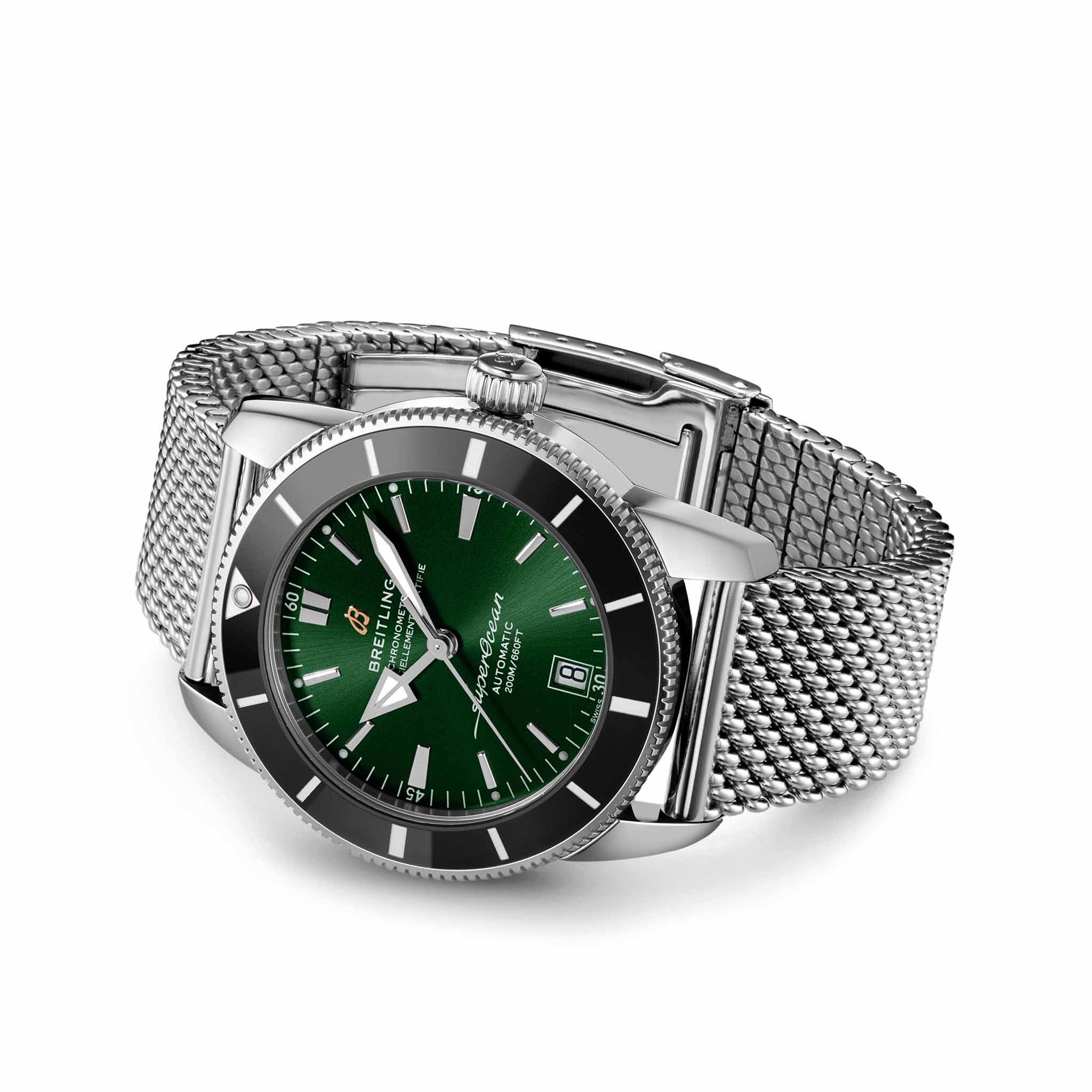 Breitling Breitling Superocean Heritage B20 Automatic 42 AB2010121L1A1, superocean heritage швейцария мужские часы на браслете нержавеющая сталь боковой вид