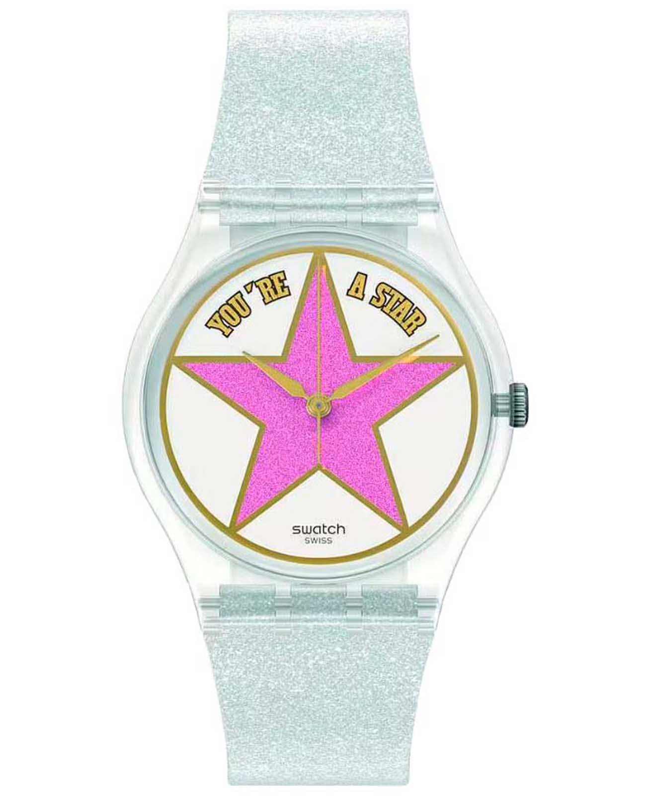 Swatch Swatch Gent Biosourced Standart SO28Z108  SO28Z108 кварцевые женские часы цветной циферблат, браслет силикон — вид спереди