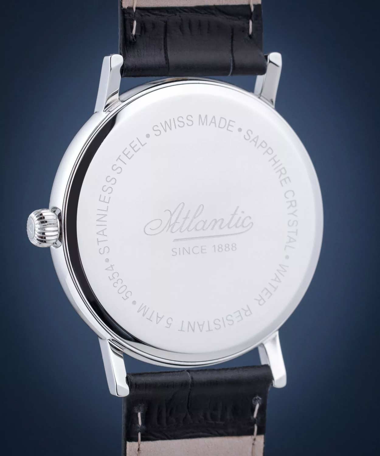 Оригинальные часы Atlantic Atlantic 50354.41.21 кварцевые калибр механизма  общий вид