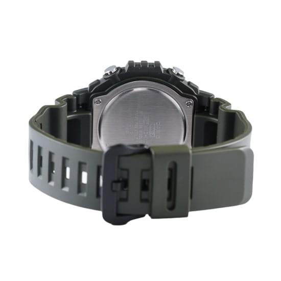 Casio Casio Collection MWD-110H-3AVDF (MWD-110H-3A), collection япония мужские часы на браслете пластик боковой вид
