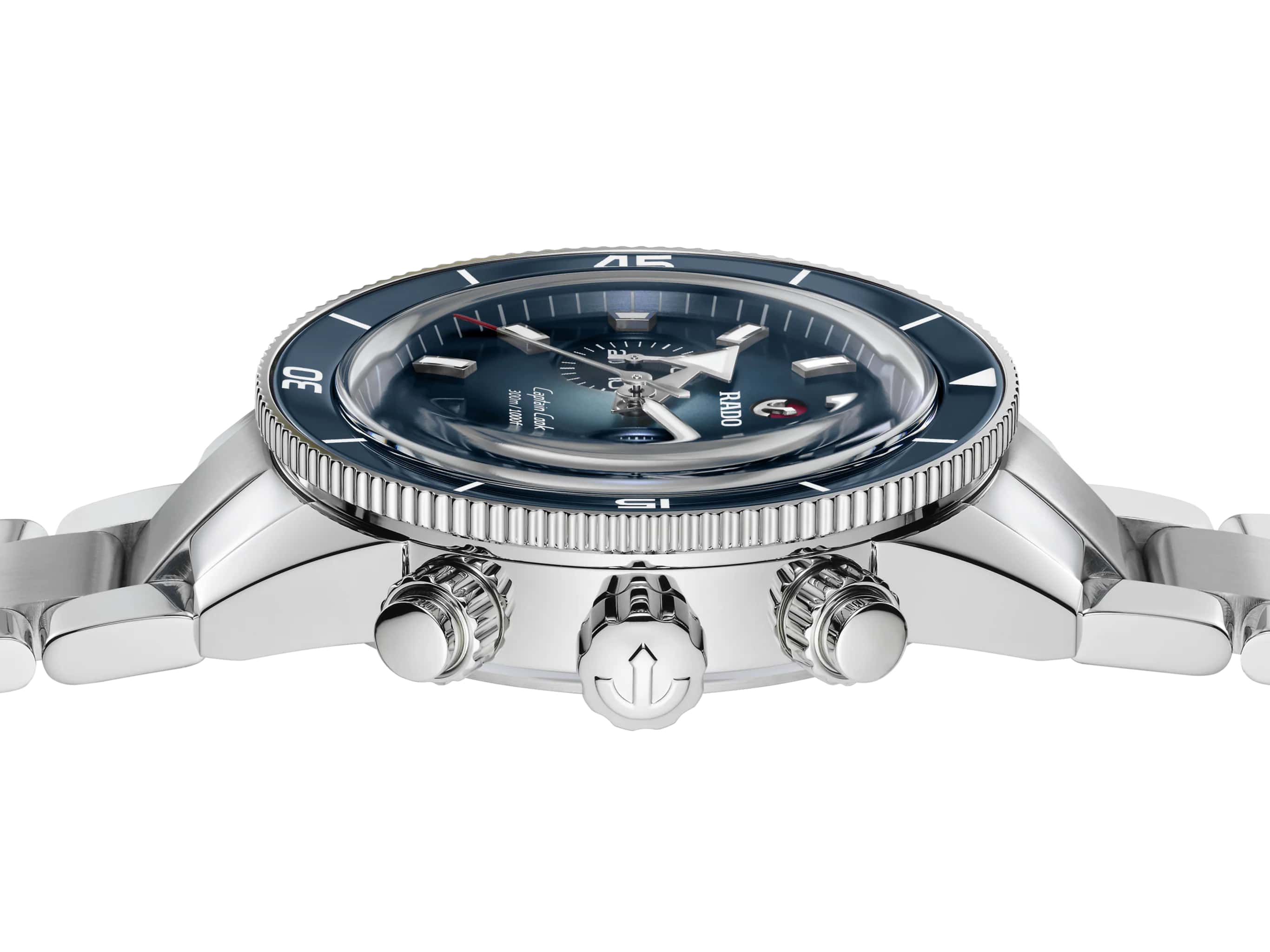 Rado Rado Captain Cook Automatic Chronograph R32145208 Automatic - задняя крышка металл сталь корпуса, швейцария часы