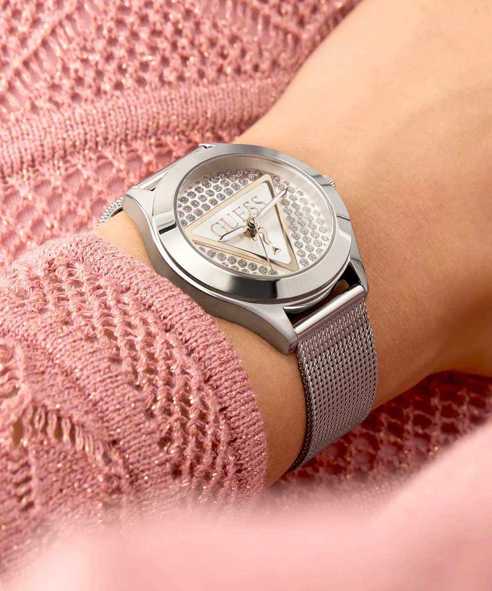 Guess Guess Trend Glitz GW0835L1,  сша женские часы на браслете нержавеющая сталь боковой вид