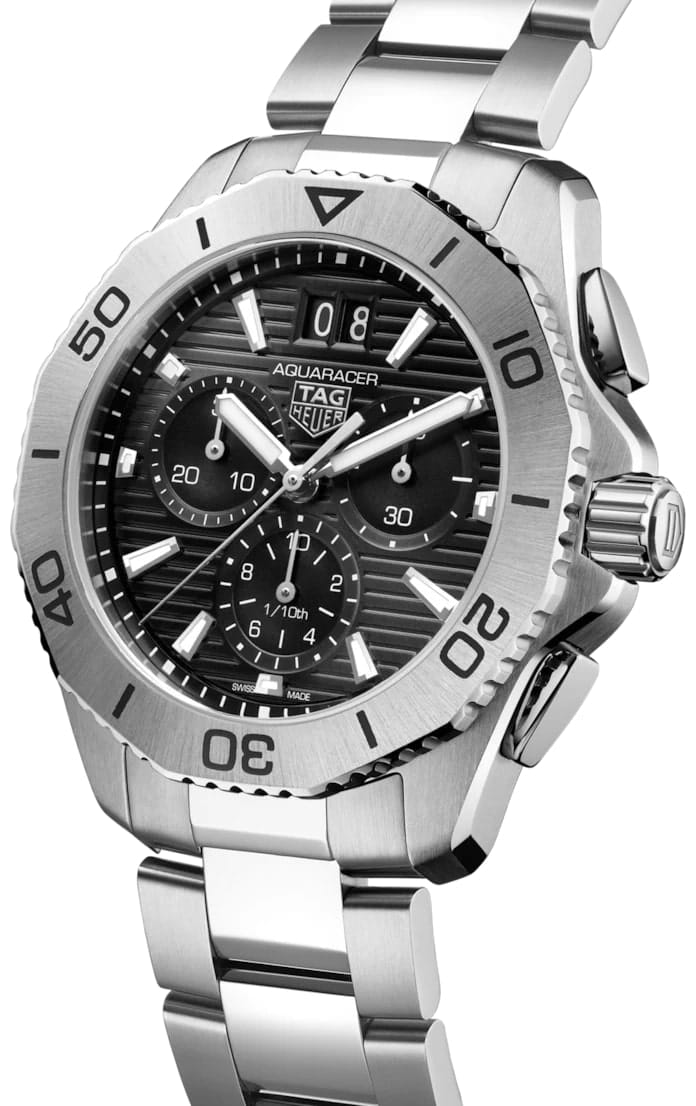 TAG Heuer TAG Heuer Aquaracer Professional 200 Date CBP1110.BA0627, aquaracer швейцария мужские часы на браслете нержавеющая сталь боковой вид