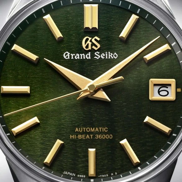 Seiko Seiko Grand Seiko SBGH271G механические мужские часы часы крупный план коричневый циферблата