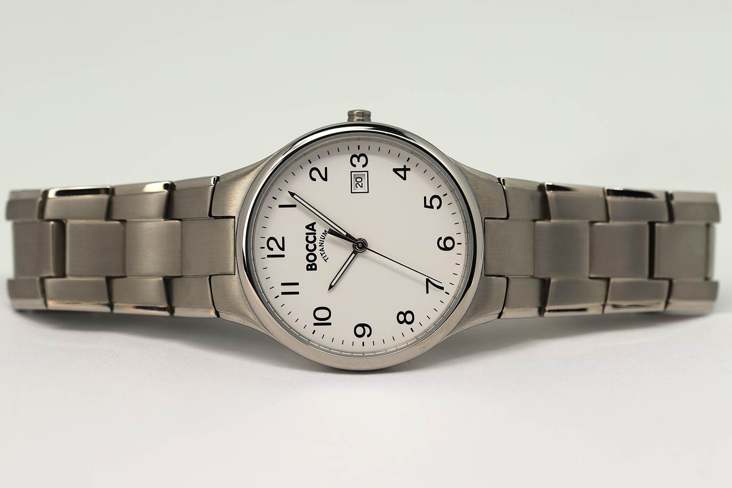 Boccia Titanium Boccia Titanium Circle-Oval 3512-08,  германия мужские часы на браслете титановый боковой вид