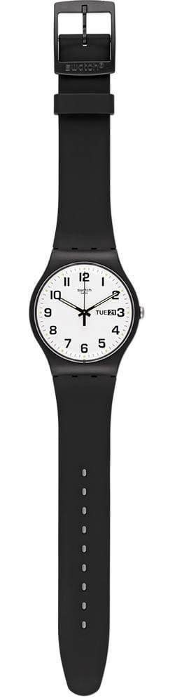 Swatch Swatch New Gent SUOB705 мужские часы белый циферблат на запястье