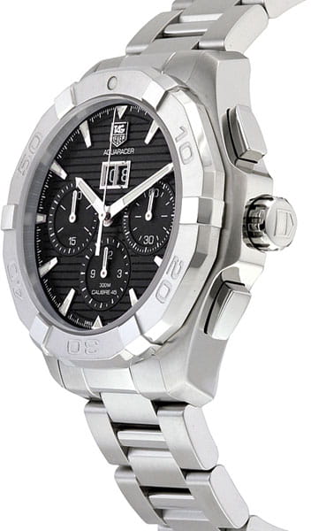 TAG Heuer TAG Heuer Aquaracer CAY211Z.BA0926 механические мужские часы часы крупный план черный циферблата