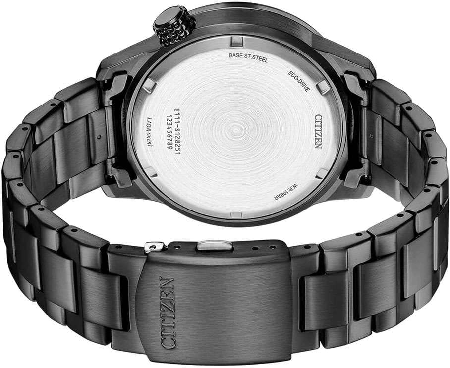 Оригинальные часы Citizen Citizen Eco-Drive BM7555-83E кварцевые калибр механизма citizen e111 общий вид