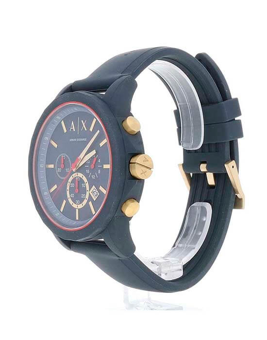 Armani Exchange Armani Exchange Drexler  AX1335,  италия мужские часы на браслете силикон боковой вид