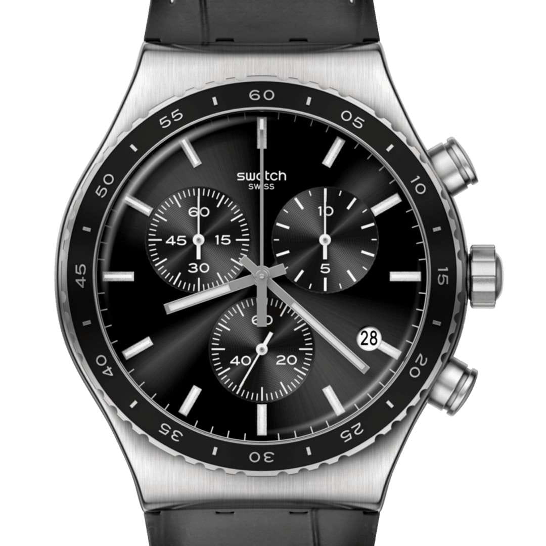 Swatch Swatch I New Chrono YVS495  - задняя крышка сталь металл корпуса, швейцария часы
