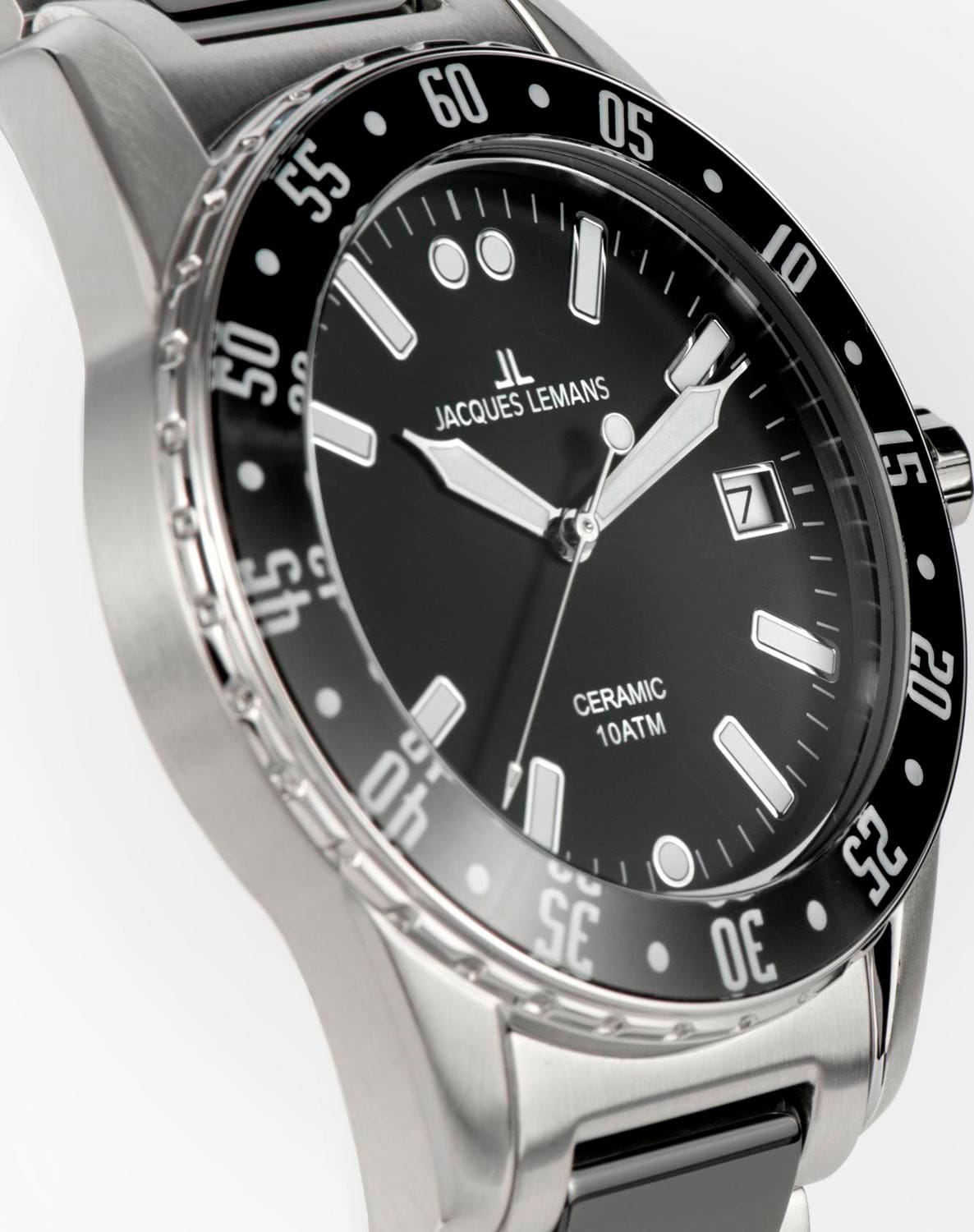Jacques Lemans Jacques Lemans High Tech Ceramic 42-12A женские часы черный циферблат на запястье