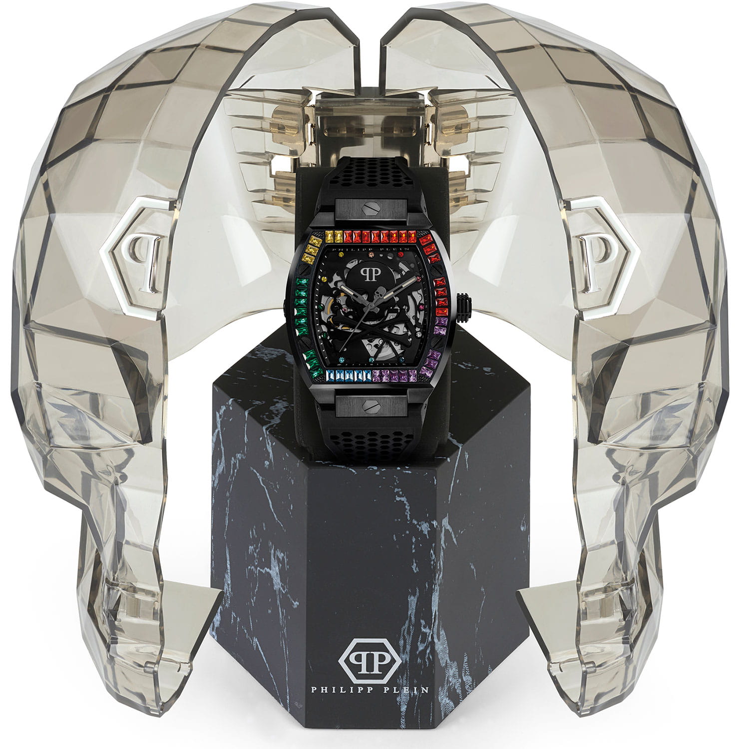 Philipp Plein Philipp Plein The Skeleton PWBAA0621 мужские часы черный циферблат на запястье
