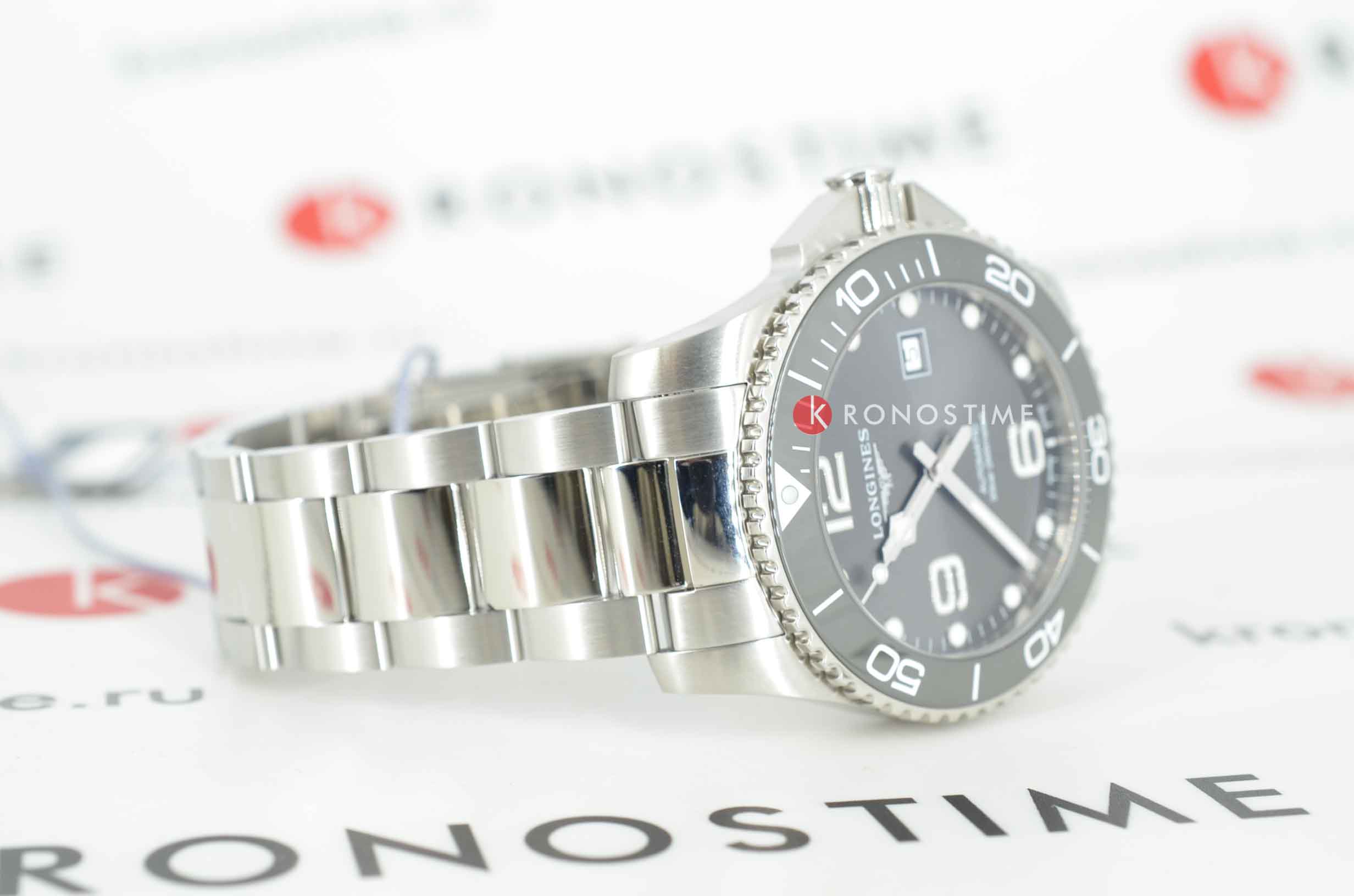 Оригинальные часы Longines Longines HydroConquest L3.782.4.76.6 механические калибр механизма l888 общий вид