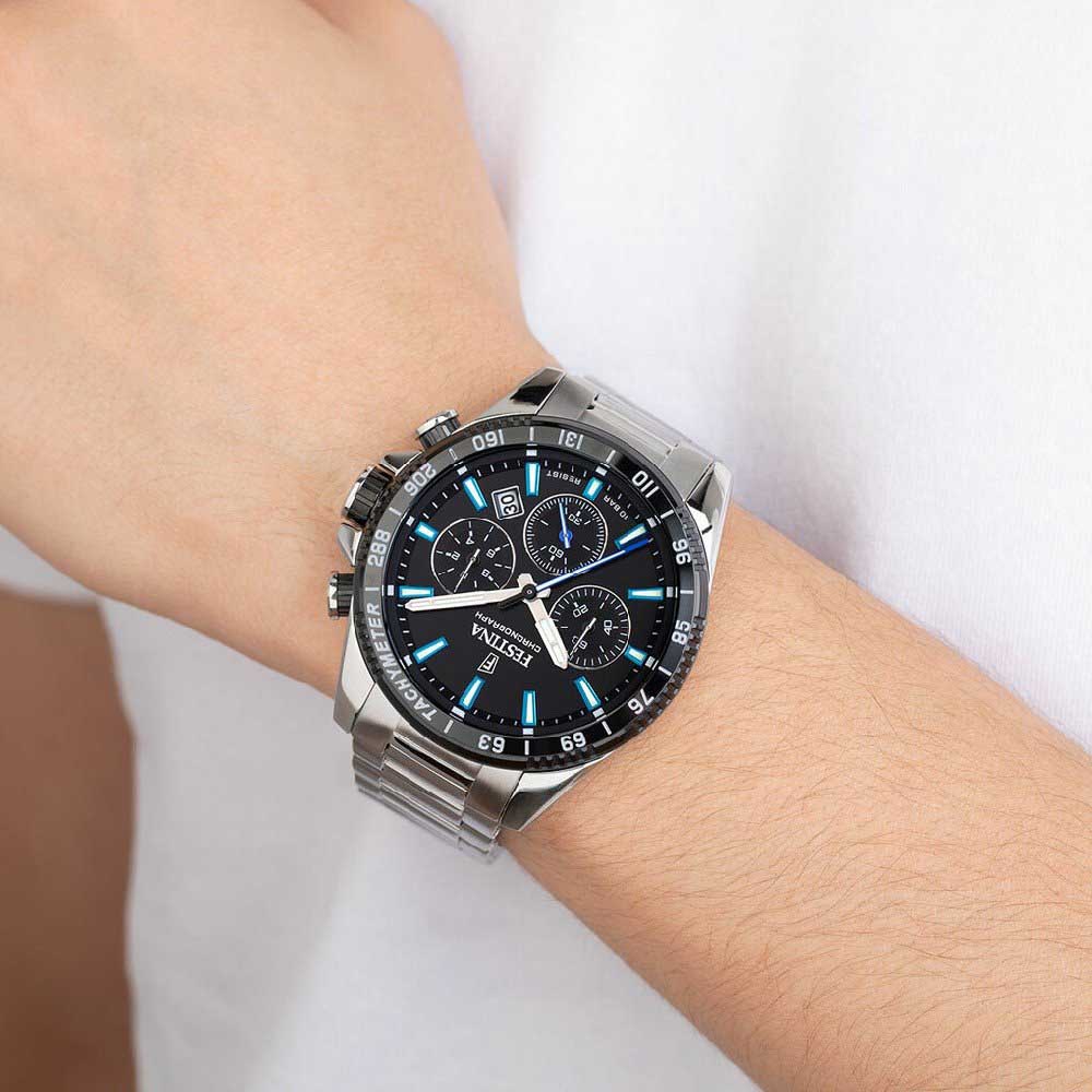 Festina Festina Timeless Chrono F20560/5  - задняя крышка металл сталь корпуса, испания часы