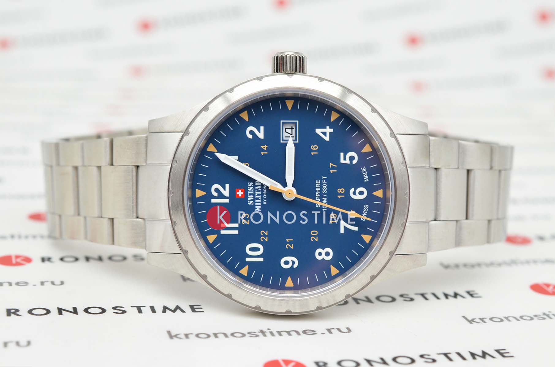Swiss Military by Chrono Swiss Military by Chrono Classic Army SM34108.03 , наручные мужские часы фото под углом
